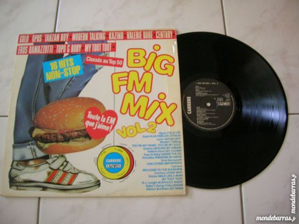 33 TOURS BIG FM MIX Vol 2 : Toute la FM que j'aime 6 Nantes (44)