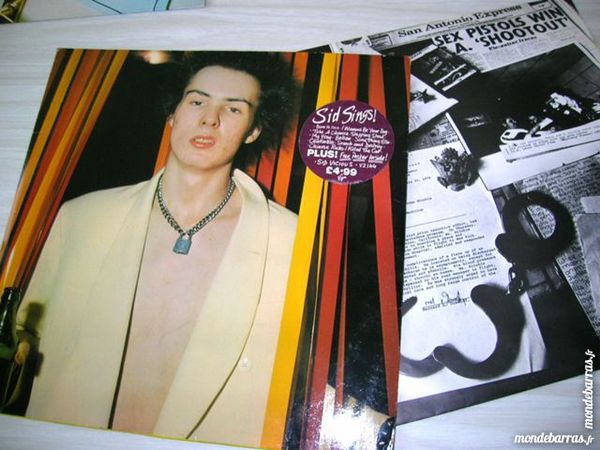 33 TOURS SID VICIOUS Sid Sings!  ORIGINAL UK  PUNK 35 Nantes (44)