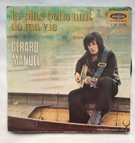 45 tours vinyle G�rard manuel 1 Illkirch-Graffenstaden (67)