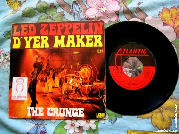 45 TOURS LED ZEPPELIN D'yer maker 15 Nantes (44)