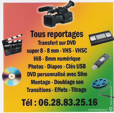 toutes vos vieilles k7 vid�o et films supert 8 sur 20 Le Blanc-Mesnil (93)