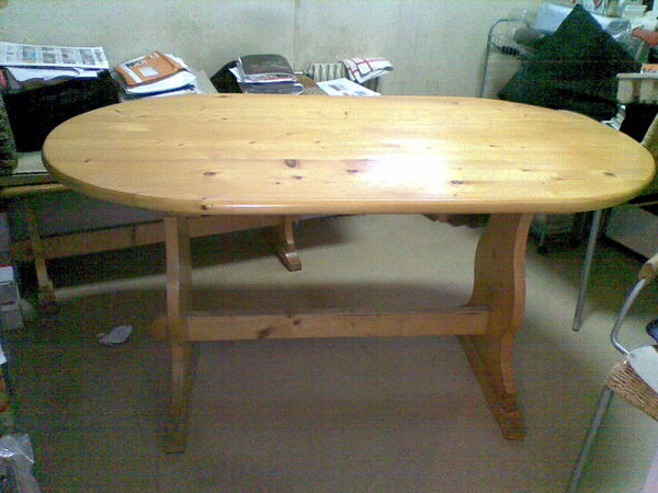 Tr�s Belle Table Rustique En Bois Massif 30 Paris 19 (75)