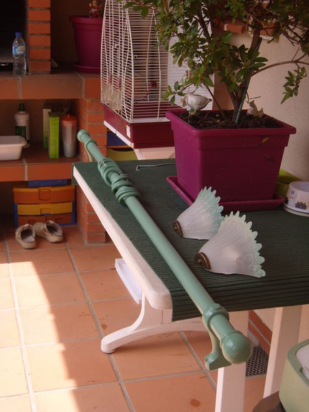 Tringle rideaux +appliques chambre 30 Lauzerville (31)