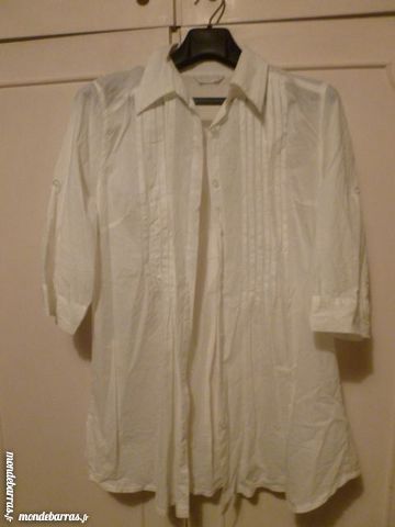 Tunique blanche manches 3/4 6 Thiais (94)