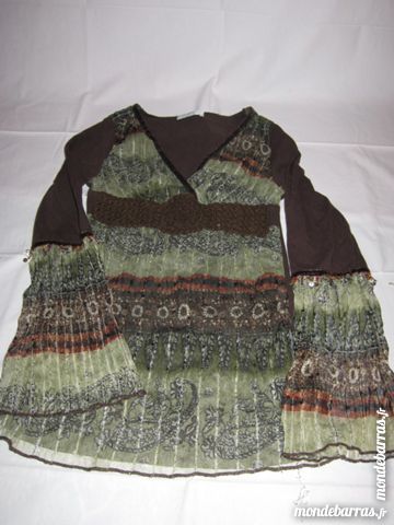Tunique Promod 36 Marron Et Vert Femme 10 Chalon-sur-Sa�ne (71)