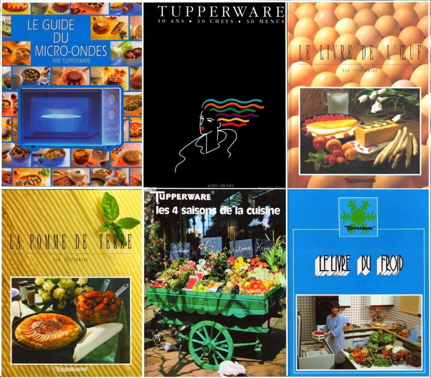 TUPPERWARE - CUISINE - RECETTES - 6 LIVRES 30 Paris 10 (75)