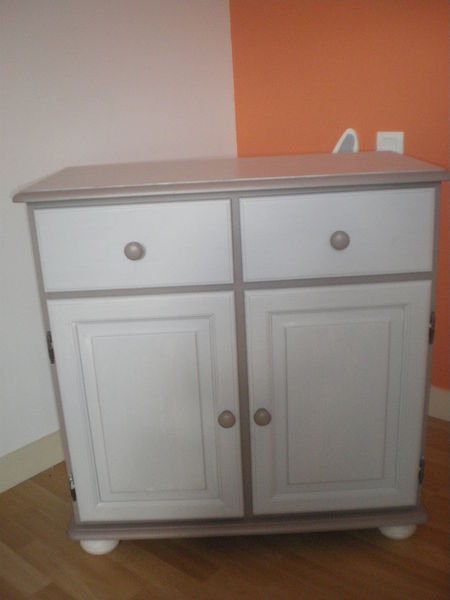 URGENT commode en pin peinte 50 Saint-Didier (35)