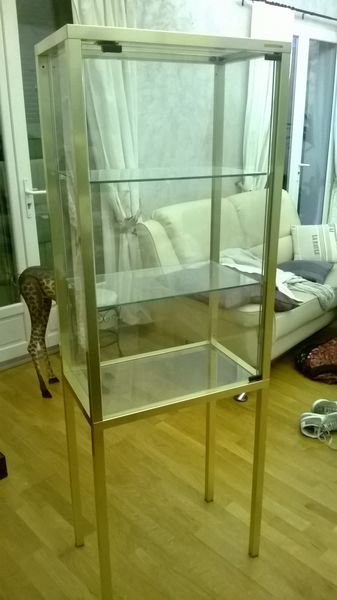 Vend vitrine laiton et verre 60 Metz-Tessy (74)