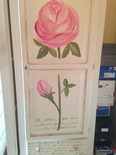 Je vends chambre enfant/fille en bois peint � la main : 450 Toulouse (31)