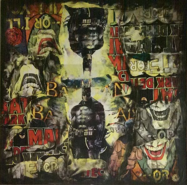 Vends tableau unique  Batman 0 Le Lamentin (97)