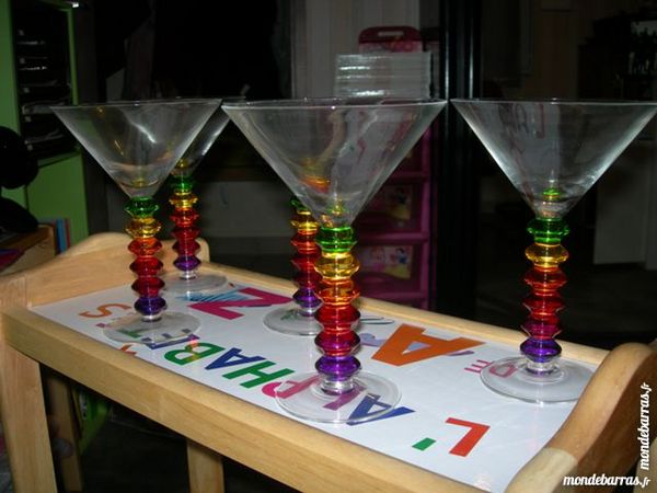 Lot de 5 verres �vas�s pour l'ap�ritif 5 Sainte-Luce-sur-Loire (44)