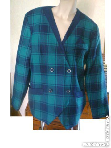 VESTE � carreaux, pt PULL rose - 40 - zoe 12 Martigues (13)