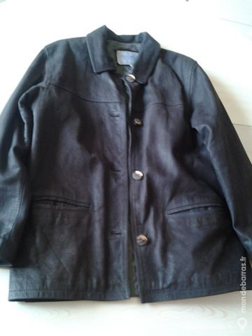 Veste cuir 45 Fleur� (86)