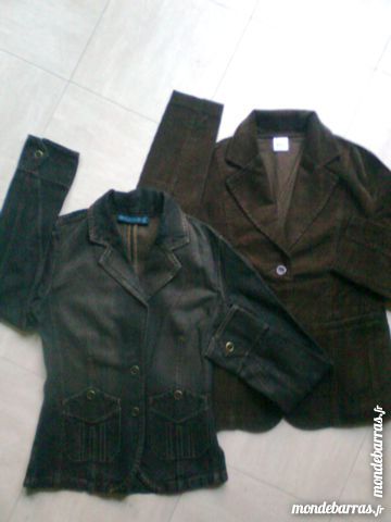 veste jean rouille + veste velours - 40 - zoe 5 Martigues (13)