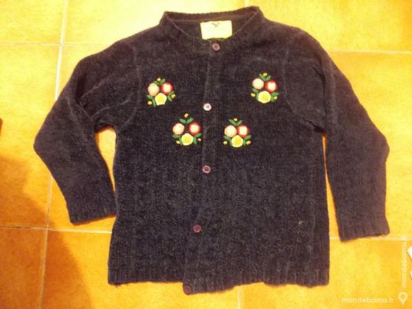 VESTE LAINE MARINE FLEURS - 5 ans 5 Les Pennes-Mirabeau (13)
