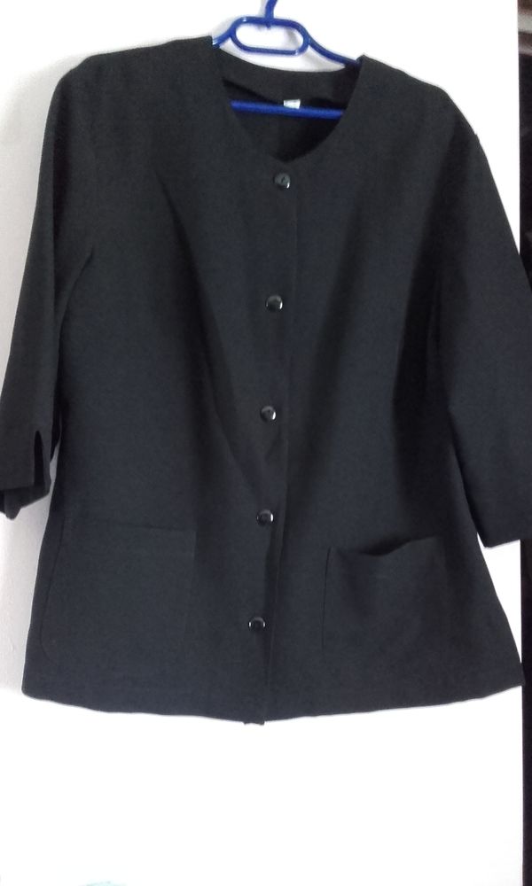 Veste noire manches 3/4 5 �tampes (91)