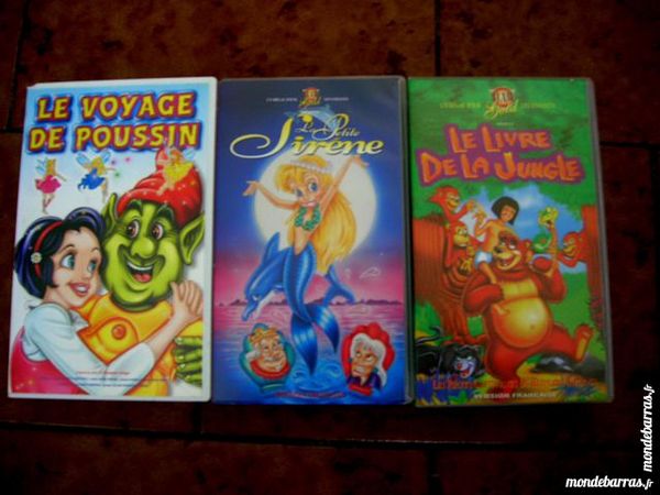 LOT de 3 K7 VIDEO Dessins Anim�s enfant 6 Nantes (44)
