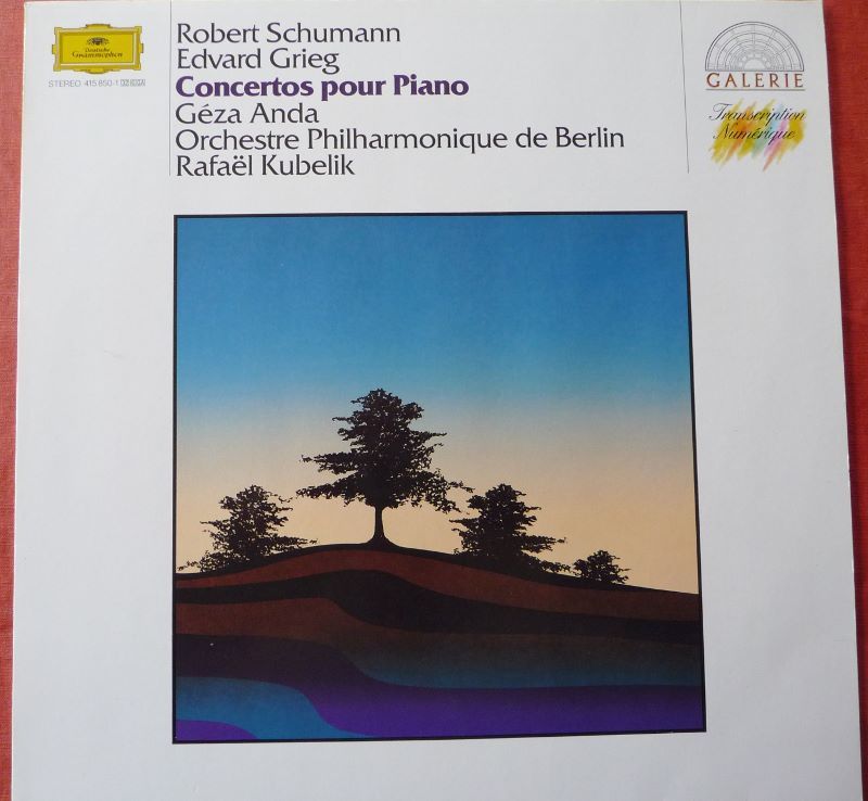Vinyl SCHUMANN  GRIEG  Piano ANDA 5 Lille (59)