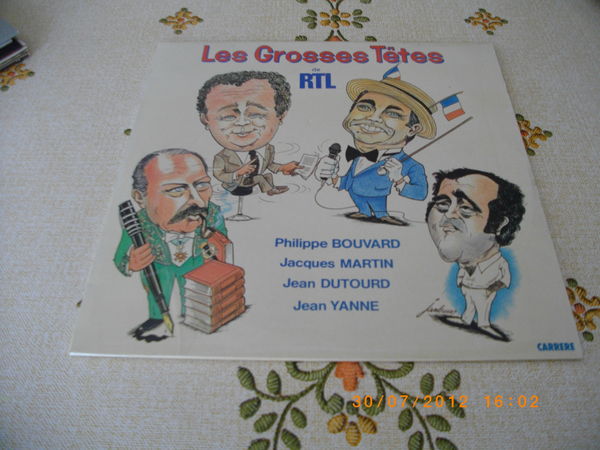 VINYLE 33 T LES GROSSES TETES 10 Perros-Guirec (22)