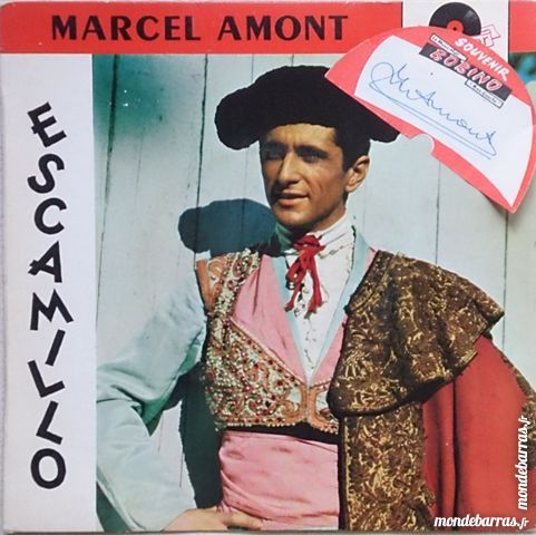 Vinyle 45T Marcel AMONT 4 Titres D�dicass� 15 Chaville (92)