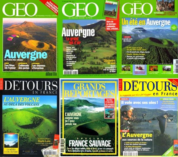 Voici 6 revues sur L'AUVERGNE / les-livres-de-jac 17 Lille (59)