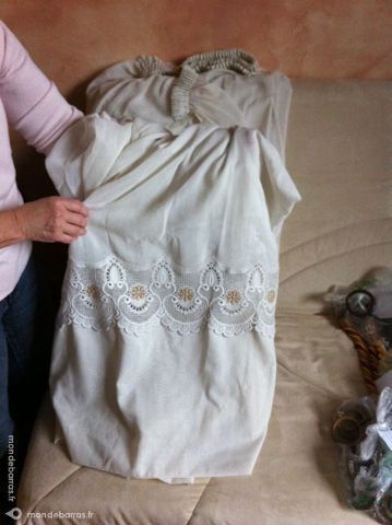 VOILAGES BEIGES MONTES SUR GALON FRONCEURS X3 15 Yerres (91)