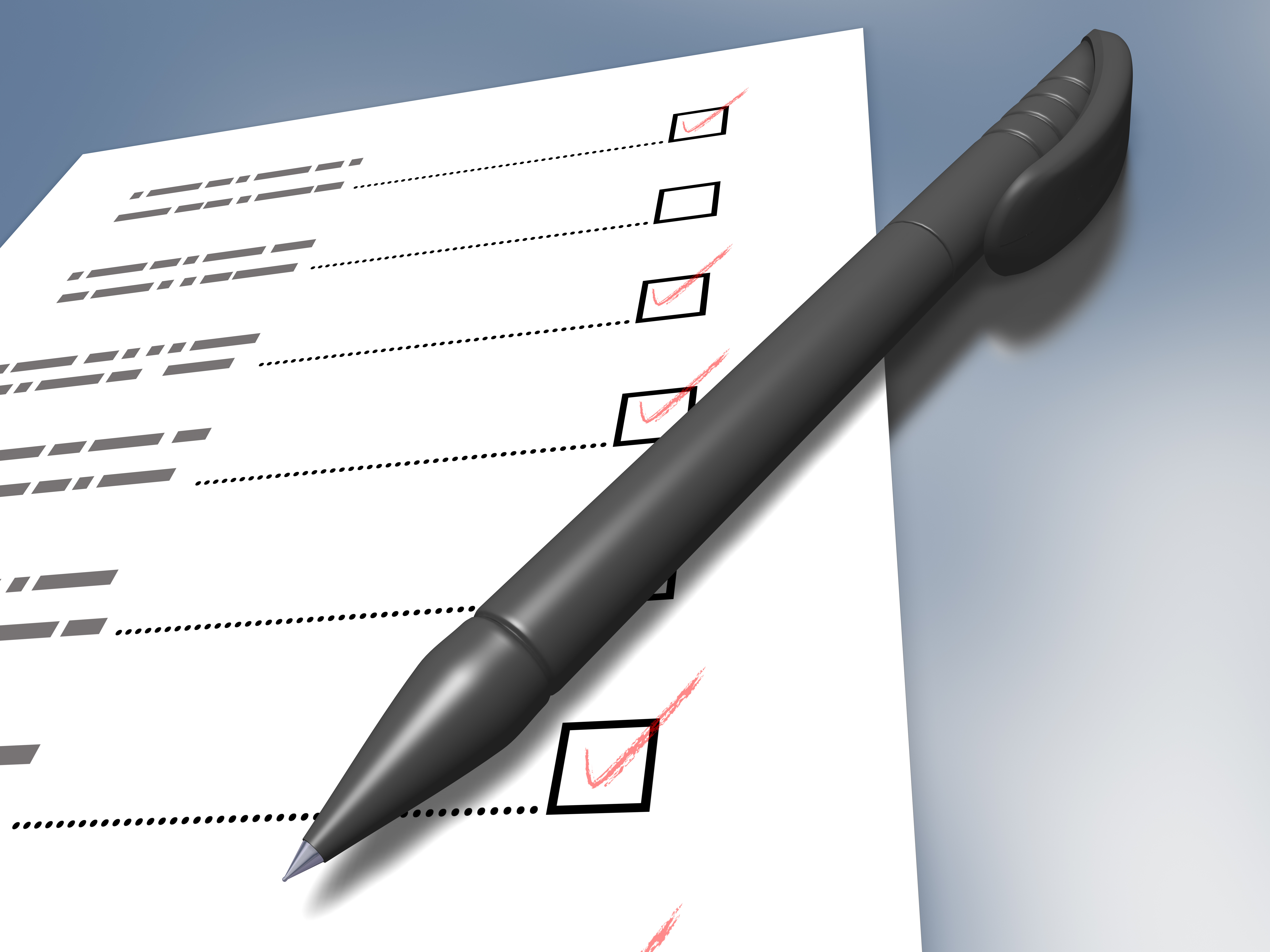 cohcer chek list
