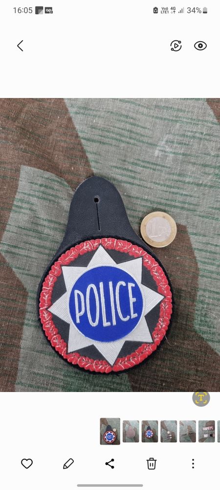 MIL/0026 : plaque motard PN 40 Arnouville-l�s-Mantes (78)