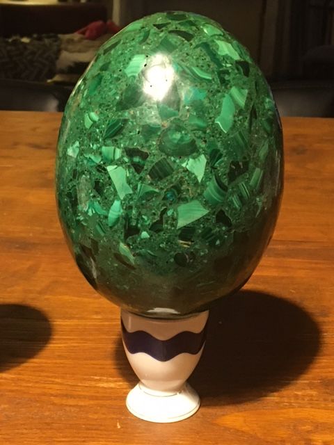 15� les 100gr BEL OEUF en MALACHITE de 1889gr, 15 Mouthoumet (11)