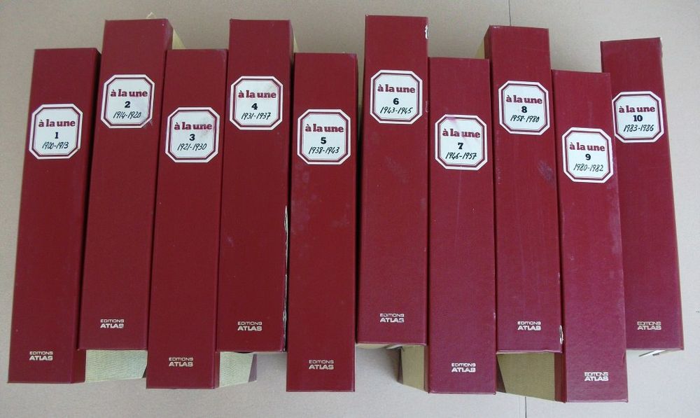 A la une (10volumes) les journaux d'�poque (Atlas 1979/1987) 60 Toulouse (31)