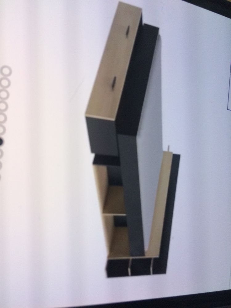 Lit 140x190 cm en imitation ch�ne noir 250 Luxeuil-les-Bains (70)