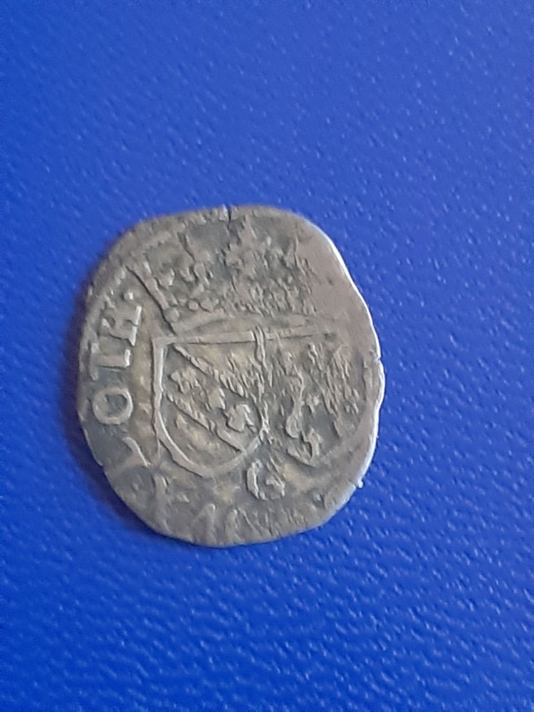 1608-24 Lorraine 2 deniers argent Henri I 14 Prats-de-Mollo-la-Preste (66)