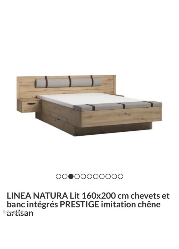 Lit 160x200 Natura Prestige 450 Gap (05)