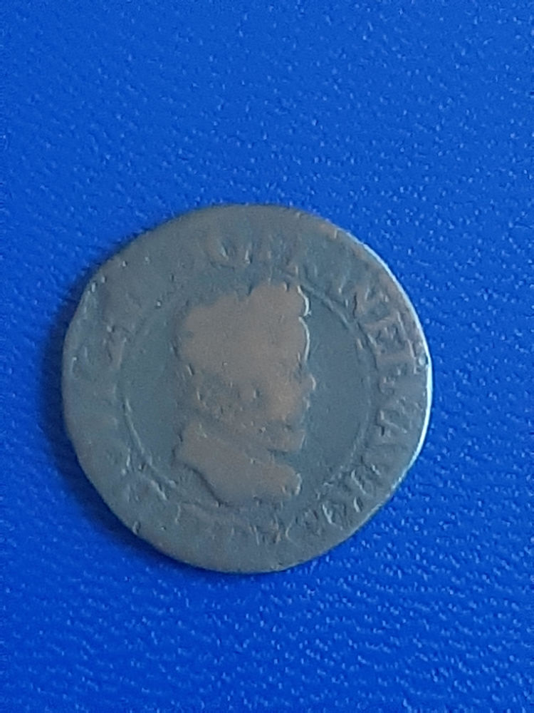 1611 D double tournois Louis XIII Lyon 12 Prats-de-Mollo-la-Preste (66)