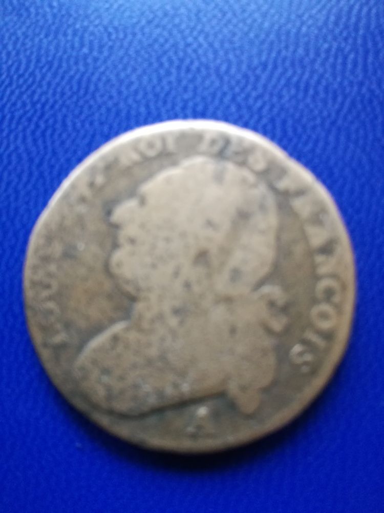 1791 A 12 deniers Louis XVI type Francois 6 Paris 2 (75)