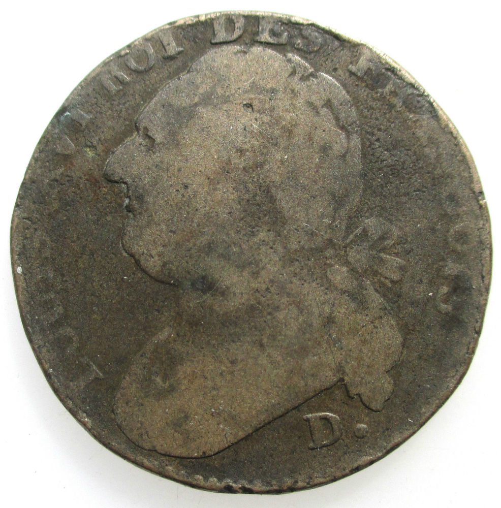 1793 D 12 deniers Lyon 7 Paris 2 (75)