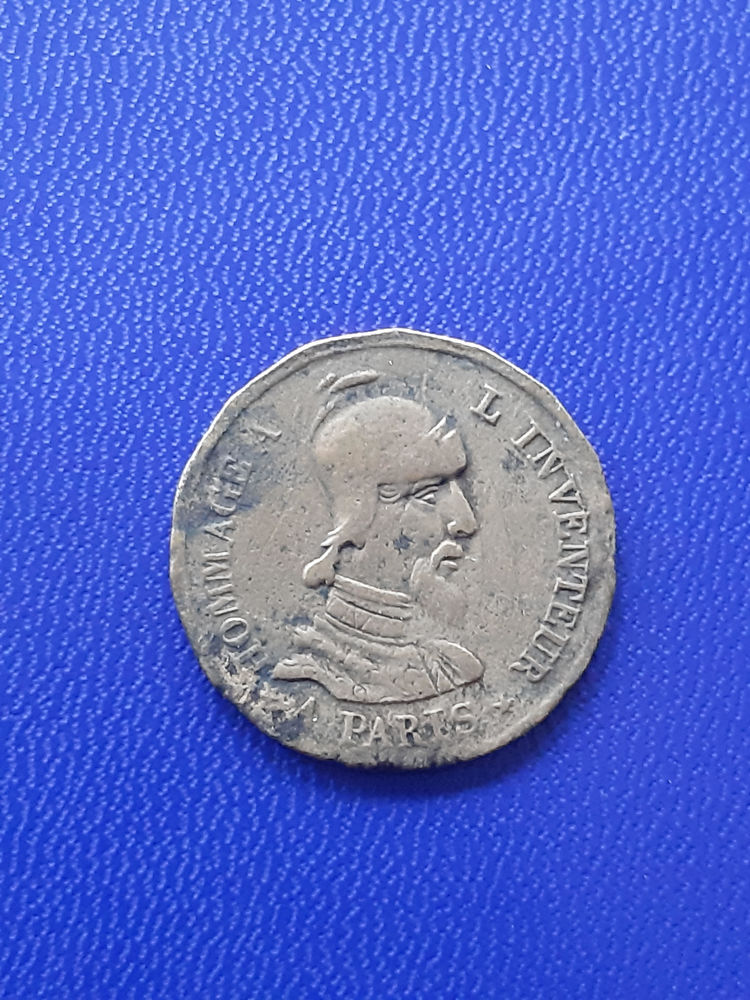 1850-64 Paris Crayon Mengin jeton 20 centimes 8 Prats-de-Mollo-la-Preste (66)