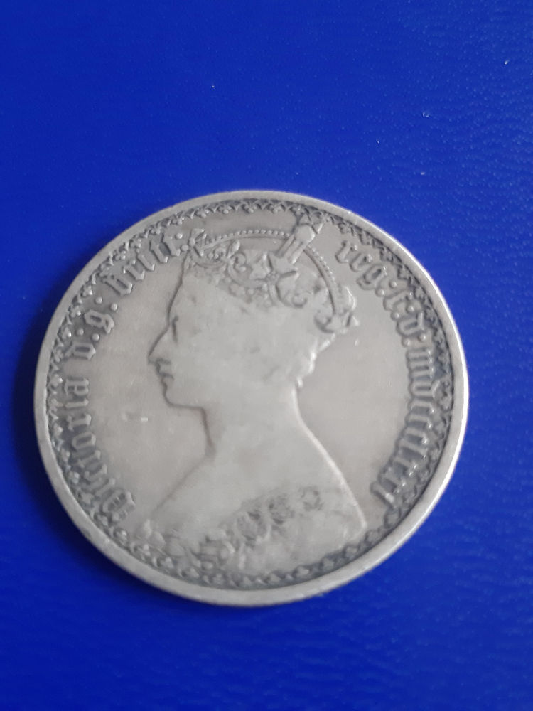 1871 Angleterre florin en argent 33 Prats-de-Mollo-la-Preste (66)