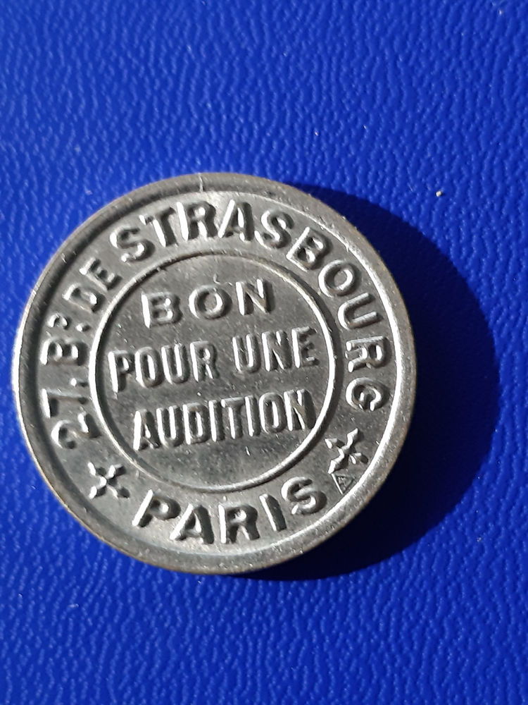 1905 Paris Palace Chansons jeton 6 Prats-de-Mollo-la-Preste (66)