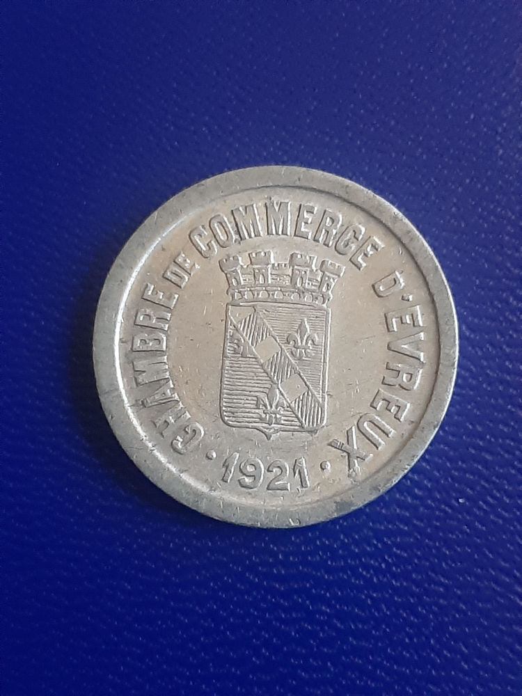 1921 argent d' Evreux 10 centimes Superbe 4 Prats-de-Mollo-la-Preste (66)
