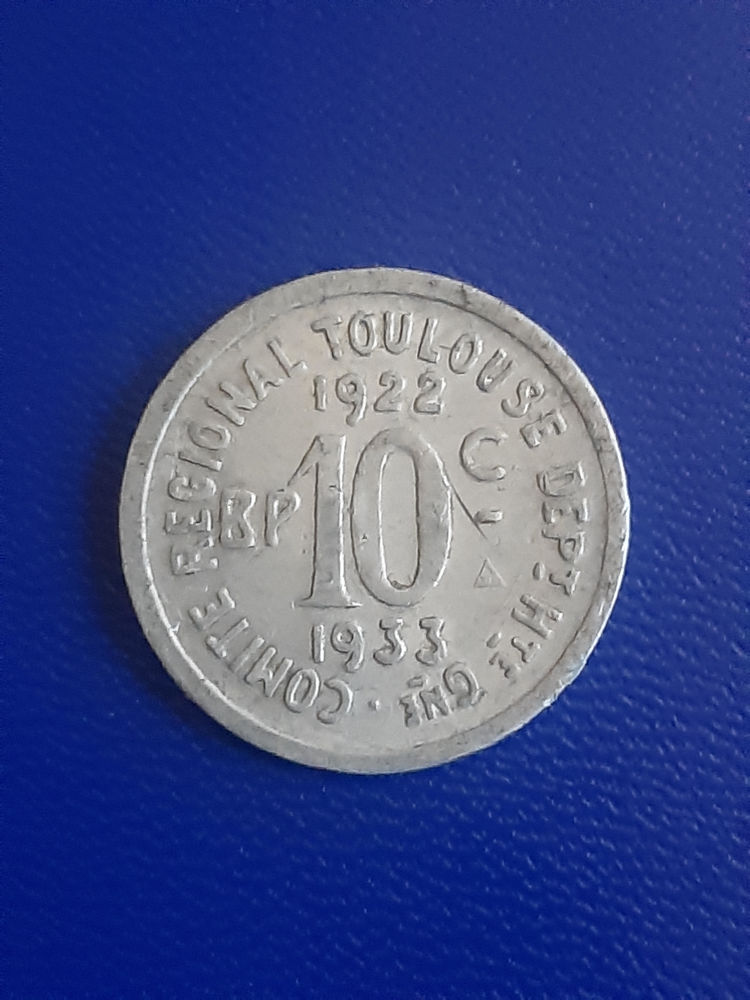 1922-33 Toulouse 10 centimes nécessité 7 Prats-de-Mollo-la-Preste (66)