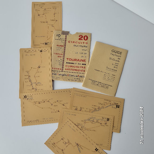 1936-37, 20 circuits routiers pour la visite de la Touraine 8 Saumur (49)