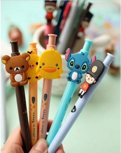 #Lot tt � 1eur# Lot6 Stylo Cartoon + 2 Rouleaux De Rubans Ad 1 Paris 17 (75)