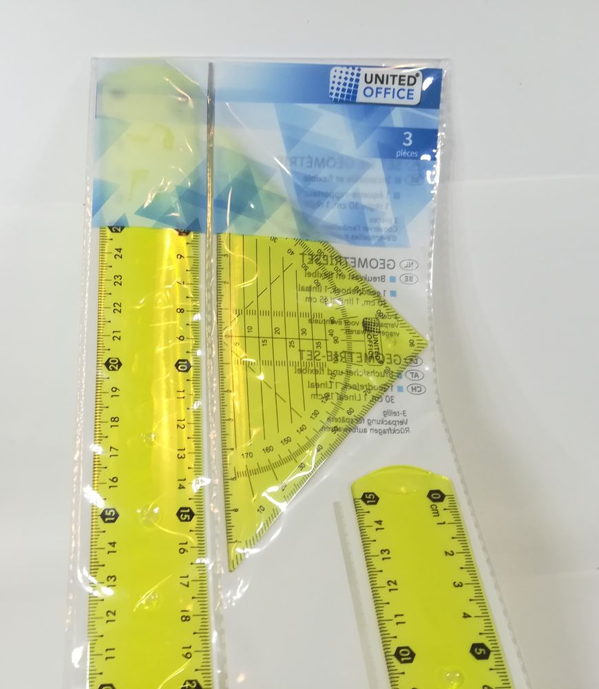 #Lot tt � 1eur# Set R�gles G�om�trie Incassables Neufs 1 Paris 17 (75)