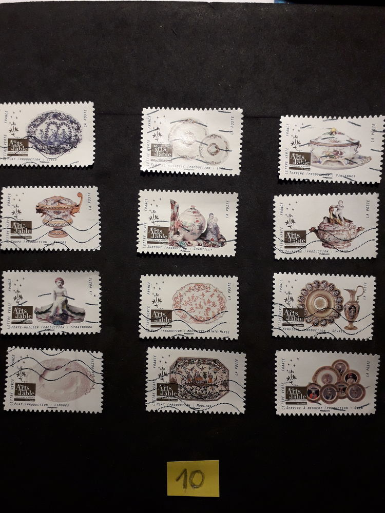 1s�rie compl�te de timbres 0,40 � la s�rie.10- 0.4 Les Forges (88)