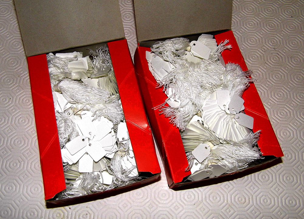 2000 �tiquettes neuves bijouterie antiquit� objets ancien pr�sentoir vitrine 20 Dunkerque (59)