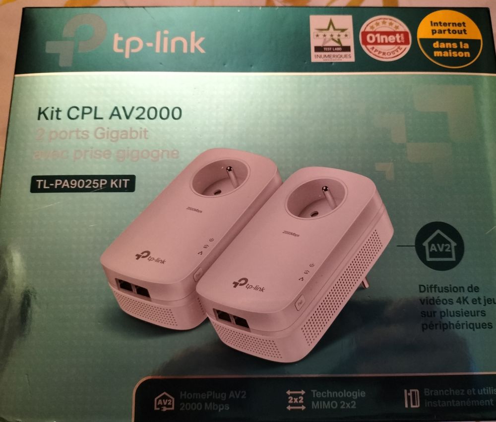 Kit CPL 2000 Mbps marque TP Link 75 Albi (81)