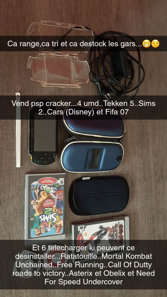 Psp de 2005 avec jeux et accessoires 60 Saint-Quentin (02)