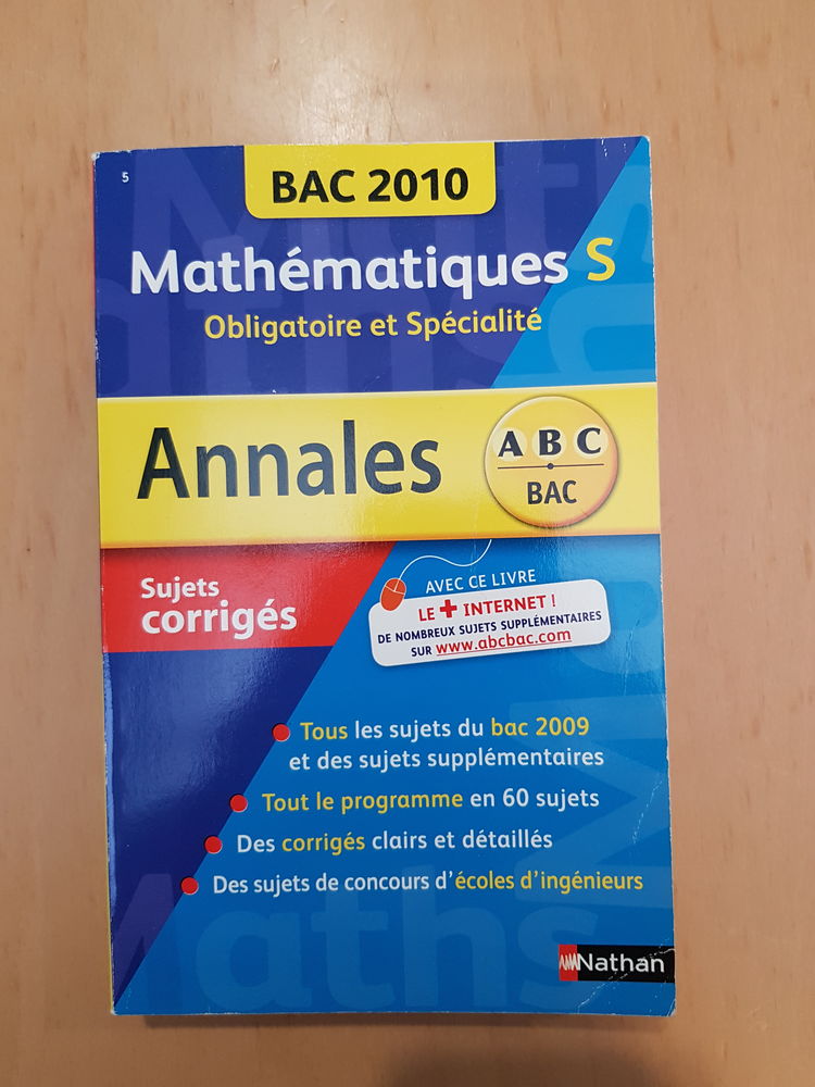 Bac 2010 ; math�mathiques S ; obligatoire et sp�cialit� 1 Amiens (80)