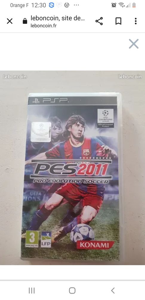 PES 2011 sur PSP 10 Mulhouse (68)